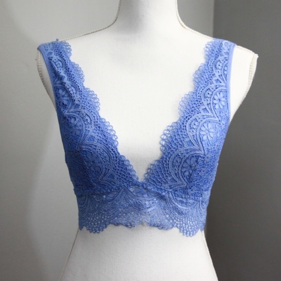 Victoria's Secret Other - 🎈 VS Periwinkle Blue Bralette New! Sz S Sexy